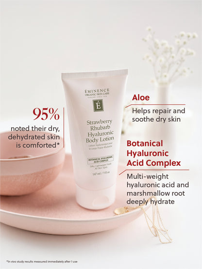 Eminence Strawberry Rhubarb Hyaluronic Body Lotion